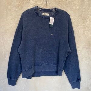 Hollister Sweatshirt, blue, size S (NWT)